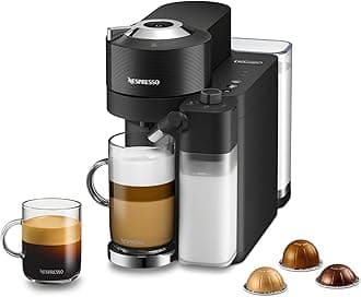 Vertuo Lattissima Coffee and Espresso Maker by De'Longhi, Matte Black & Glossy