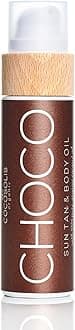 COCOSOLIS CHOCO accelerator - organic oil with vitamin E & chocolate scent for a quick, intensive tan - tanning enhancer for a deep tan - nourishing tanning bed oil (110)