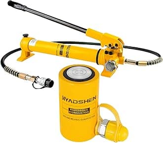 30 ton Hydraulic Cylinder Jack Sets Porta Power Ram Jack Kit with CP-700 Hydraulic Hand Pump, 2” Stroke Hydraulic Cylinder Jack Single Acting Lifting Cylinder Retract Automatically