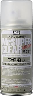 Mr. Super Clear UV Cut Flat Spray, Mr. Hobby