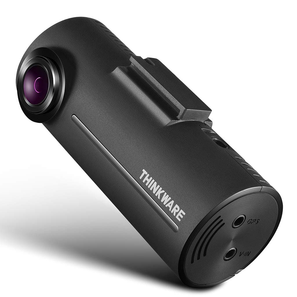 Thinkware F100 Dash Cam Full 1080p Front Car Camera Dashcam - Night Vision, Includes 16GB SD Card & Hardwire lead for Battery Safe Parking Mode Install