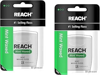 Reach Mint Waxed Dental Floss 50m (Pack of 2)