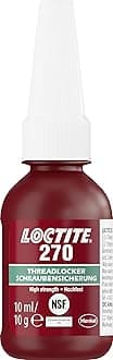 Loctite 270X10ML LOC 270 Threadlocker High Strength Adhesive, 10 mL