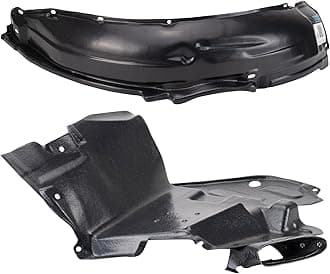 TRQ Inner Fender Liner Set Compatible with 1998-2001 Subaru Impreza SU1248101 SU1249114
