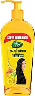DABUR Sarson Amla Hair Oil 600 Ml|Strengthen The Hair Follicles|Reduces Friziness|Conditions Dry & Damaged Hair