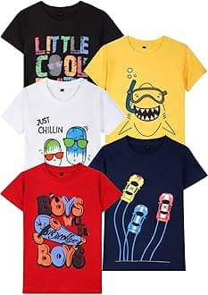 Boys BYS-TSRT-02 T-Shirt (pack of 5)