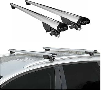 Roof Rack Cross Bars for Volvo XC40 2019-2024 Heavy Duty 220Lbs Aluminium Silver 2Pcs fits Cargo Carriers Kayak Canoe Bike Snowboard