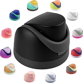 Moukiween Replacement Cap for Owala Freesip Bottle, One Button Water Bottle Top Lid Accessories Compatible with Owala Cup 16oz 24oz 32oz 40oz, BPA-Free, No Water Leakage, Black