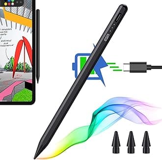 ESR iPad Pencil for iPad 2018-2025, Tilt Sensitivity and Palm Rejection, Magnetic Attachment, Black