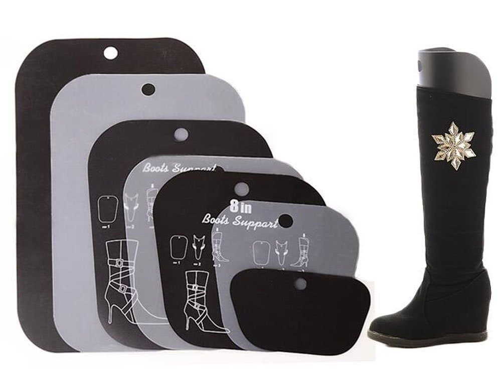 Elandy2Pair Thicken Support Shape Shoe Tree Tall Short Boot Shaper Tree Inserts Knee High Shoes Thigh Boot Holder Hanger