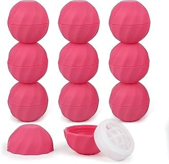 longway 0.24Oz (7ml) Empty Lip Balm Sphere Containers | Screw Cap Lipstick Tubes/Chapstick Tubes/Chapstick Holder for Lip Gloss & BPA FREE (Rose)