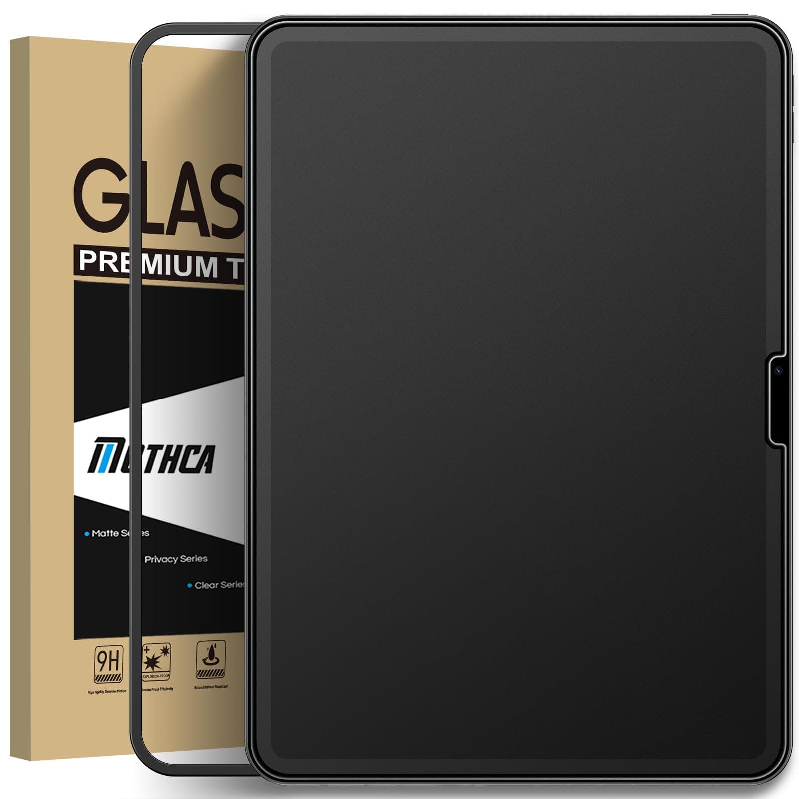 Mothca Matte Screen Protector for iPad Air 11-Inch M3 / M2 (2025/2024), 9H Matte Tempered Glass Film, Anti Glare Anti-fingerprint (1 Pack)