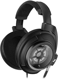 – SENNHEISER HD 820 Over-the-Ear Audiophile Reference Headphones - Ring Radiator Drivers with Glass Reflector Technology, Sound Isolating Closed Earcups, Includes Balanced Cable, 2-Year Warranty (Black)