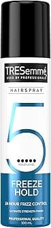 TRESemme Freeze Hold 24-hour frizz control Hairspray for an ultimate strength finish 6 x 100 ml