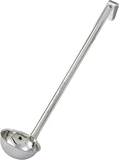 Prime One Piece Stainless Steel Ladle, NSF Listed, 4 Ounce