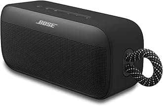 Bose SoundLink Plus Portable Bluetooth Speaker, Wireless Outdoor Speaker, Up to 20 Hours Battery Life, Waterproof and Dustproof, Black