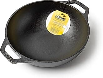 9 Inch Cast Iron Mini Wok w/ Loop Handles