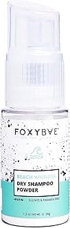 FoxyBae Dry Shampoo Powder – Non-Aerosol Formula with Biotin, Tapioca & Arrowroot – Absorbs Oil & Adds Volume – For Dark, Brunette & Blonde Hair – Beach Whisper – 1.3 oz