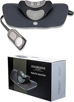 Neck Traction with Heat Therapy by Dynamic Wedge Cervical - Automatic Device, Multi-Function Programs, Adjustable Temperature - Neck Pain Relief, Stretcher