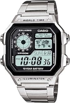 Casio Youth-Digital Black Dial Men's Watch-AE-1200WHD-1AVDF (D099)