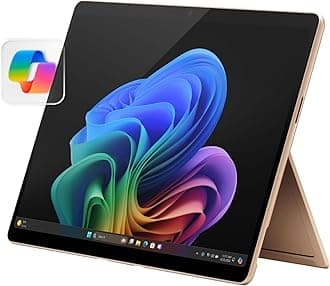 Microsoft Surface (Upgraded) Pro 2-in-1 Laptop/Tablet (2024), 13" OLED Touchscreen Display, 16GB RAM, 512GB Storage | Windows 11 Copilot+ PC, Snapdragon X Elite (12 Core), Dune