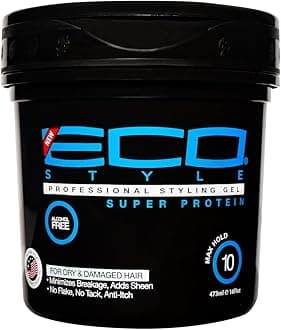 Styling Gel Super Protein, Black, 16 Ounce