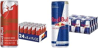 Red Edition Watermelon and Original Energy Drink Bundle, 8.4 Fl Oz Cans