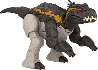 Mattel Jurassic World Fierce Changer Solid Stretch - Indoraptor and Brachiosaurus Transformation Toy with 2-in-1 Figure, for Dinosaur Lovers from 6 Years, HPD35