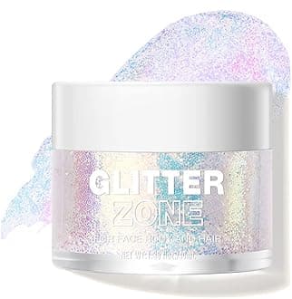 LANGMANNI Holographic Body Glitter Gel for Body, Face, Hair and Lip.Color Changing Glitter Gel Under Light. Vegan & Cruelty Free-1.35 oz (2# Sparkling Pink)