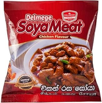 Delmege SOYA Meat | Authentic Sri Lankan Taste | (Chicken Flavour, Pack of 60)