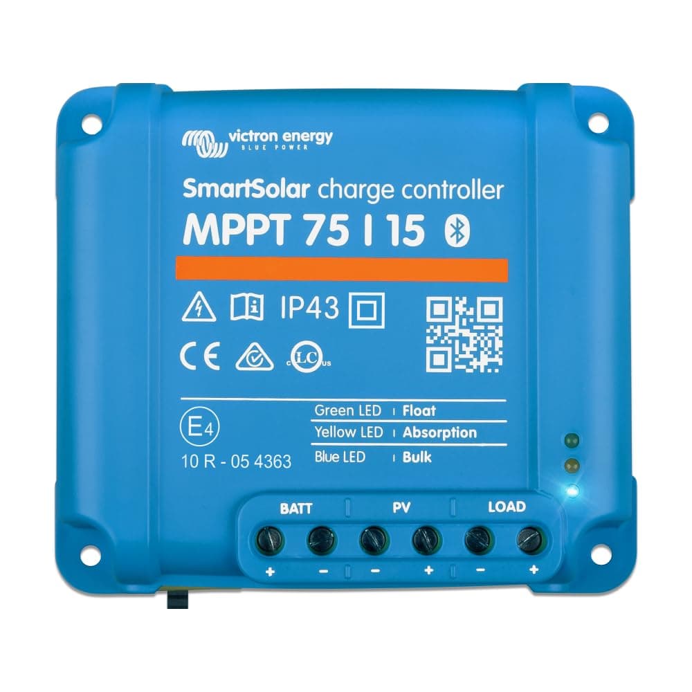 Victron SmartSolar Charge Controller, Built-in Bluetooth?MPPT 75/15-75V, 15 Amp