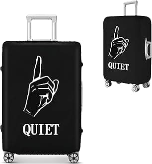 GigabitBestElastic Travel Luggage Cover, Spandex Material, Washable, TSA Approved, Fits 19-20 Inch Suitcase (Size S), Ideal for Quiet Travelers