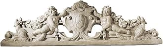 Design Toscano EU31668 Devonshire Sculptural Wall Pediment,antique stone