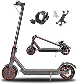 Electric Scooter Adult, E Scooter 30km Long Range, Max Speed 25km/h, APP Control, 3 speed mode, App Control Foldable and Portable