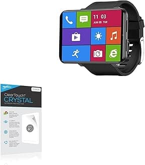 BoxWave Screen Protector Compatible with KOSPET MAX GPS Android Smartwatch TICWRIS MAX (2.86 in) - ClearTouch Crystal (2-Pack), HD Film Skin - Shields from Scratches
