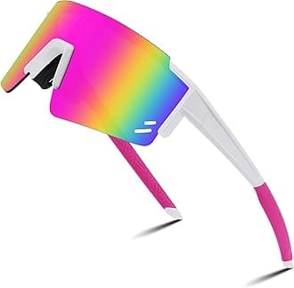 Kids Sunglasses Youth Baseball Sun Glasses, UV400 Sports Teens Cycling Shades for Boys Girls Age 8-16 B0048