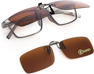 LUFF Polarized Clip on Sunglasses for women and men,sunglasses clip for car visor,UV400 Outdoor/Driving/Fishing