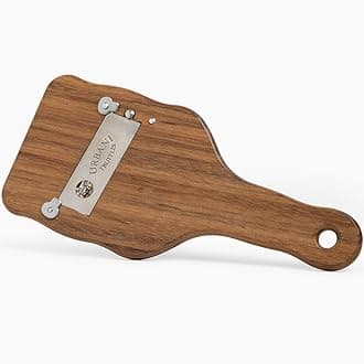 Wooden Truffle Slicer Shaver - Premium Cheese Shaver for Hard Cheese, Mushroom, Chocolate, Garlic & More, Kitchen Handheld Wood Manual Slicer with Adjustable Blade, Food Shredder