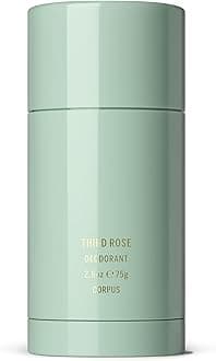 Natural Deodorant Stick For Sensitive Skin | Aluminium + Baking Soda Free | Unisex, Non-Toxic, Made In The USA (Third Rose)