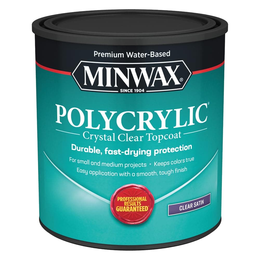1 Quart Satin Polycrylic Protective Finishes 63333