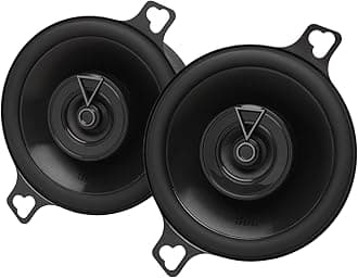 JBL Club 34F - 3-1/2" (87mm) Two-Way Car Speaker, 75 Watts Peak, 25 Watts RMS, Sensitivity (@ 2.83V): 89dB, Frequency Response: 90Hz – 20kHz, Nominal Impedance: 3.0 ohms (Renewed)