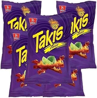 Takis Fuego-5 Bags/2oz Each Bag..
