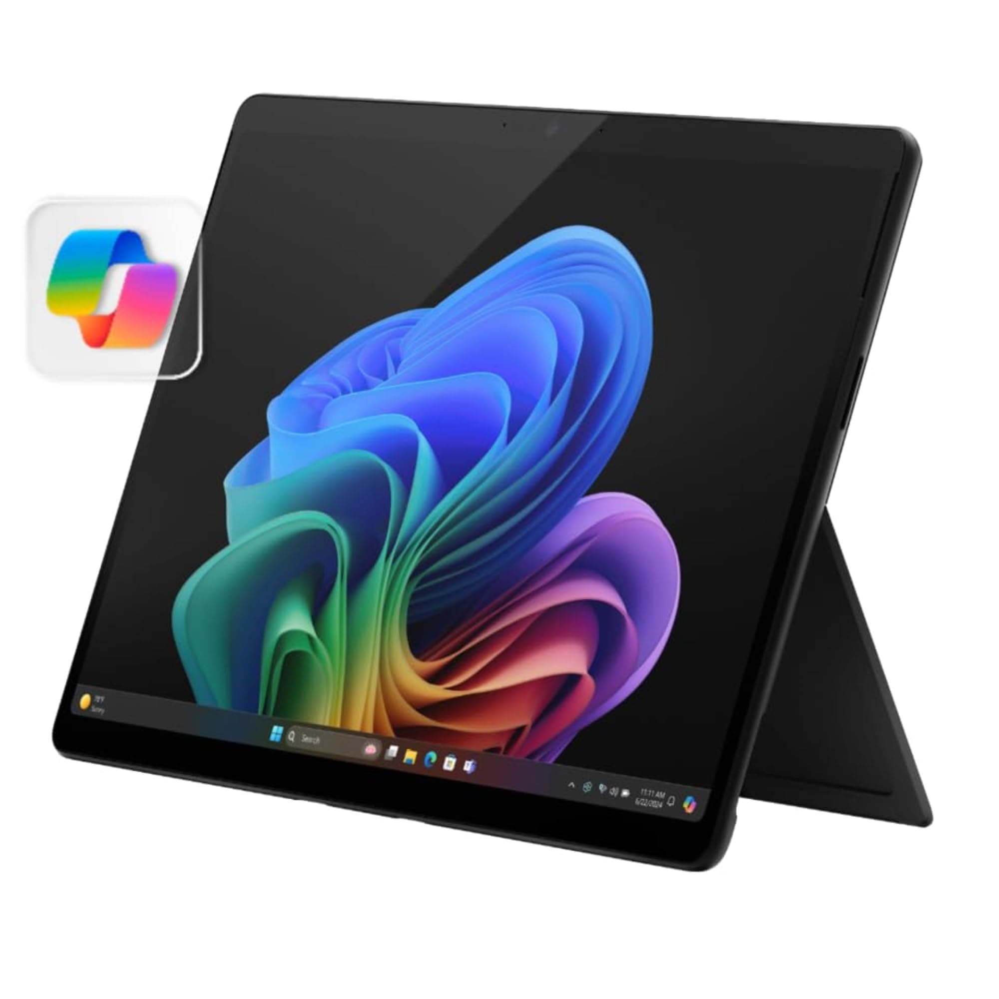 Microsoft Surface Pro 2-in-1 Laptop/Tablet (2024), Windows 11 Copilot+ PC, 13" Touchscreen OLED Display, Snapdragon X Elite (12 Core), 16GB RAM, 1TB Storage, Black