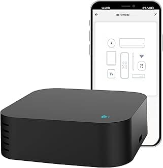 WiFi IR Universal Remote: Smart Home Infrared Remote Blaster, Smart Remote Controller for TV STB, A/C, Curtain Motor, Tuya/Smart Life App Control, Compatible with Alexa
