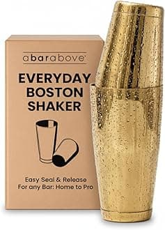 Professional Boston Shakers Set 18 oz Weighted Stainless Steel Cocktail Shaker Set for Bartenders, Premium 304 Steel Bar Shaker, Essential Bartending Tools for Mixing Drinks