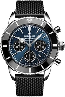Breitling Superocean Heritage II Chronograph B01 44mm Watch Blue Dial with Black Subdials (Blackeye Blue)