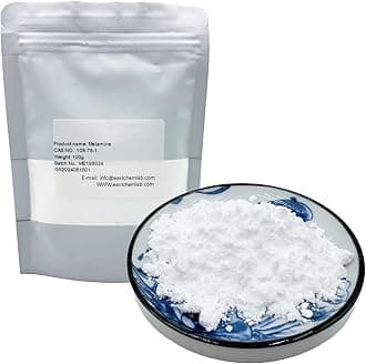Eastchem Industrial Grade Melamine Powder of 99.8% Purity,CAS:108-78-1 (100g)