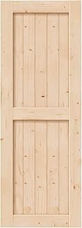 EaseLife 28in x 84in Sliding Barn Wood Door
