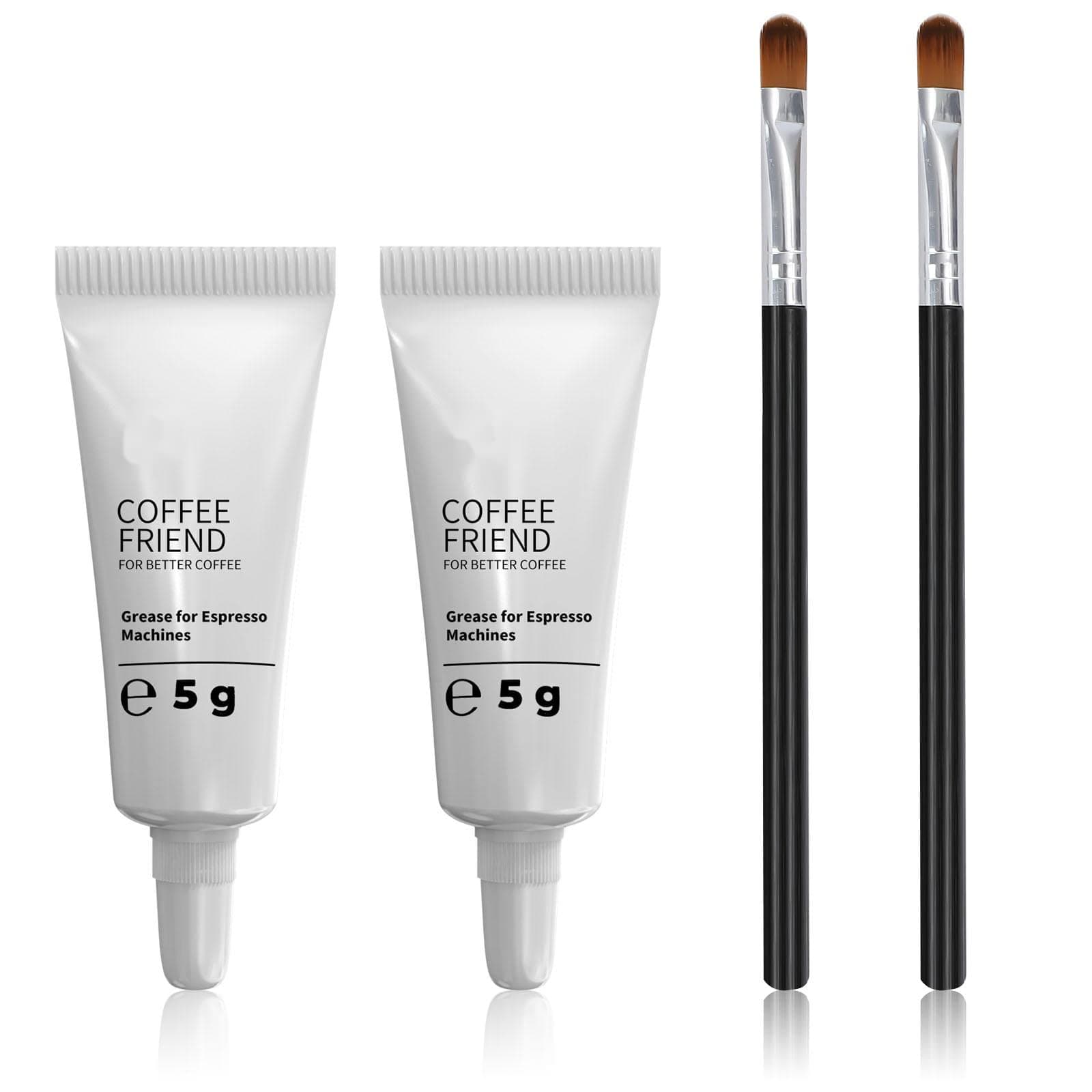 2 PACK Espresso Machine Grease, Silicone Grease-Coffee machine lubricant 5g Tube fit all Saeco, Phillips and Gaggia Expresso Machines, Maintenance Kit for the Care and Maintenance of Coffee Machines.