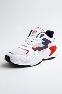 Men Lace Up Running Shoes